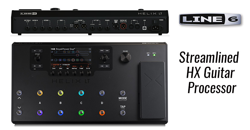 LINE 6 predstavlja Helix LT novu multiefekt pedalu