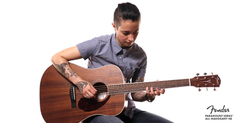 Fender Paramount series acoustic & acoustic-electric guitars