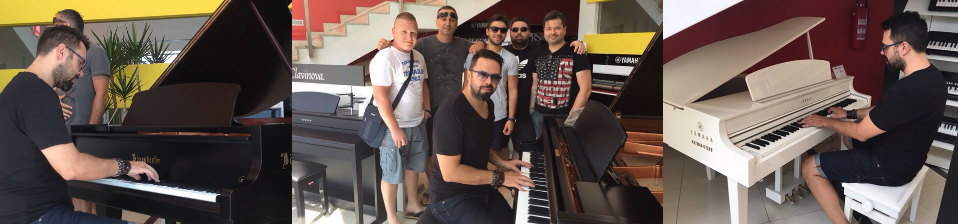 Petar Grašo was delighted with Yamaha pianos