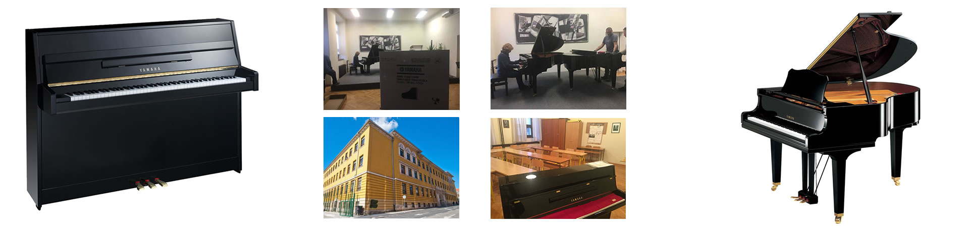 Yamaha pianos delivery to Music School Ivan Matetić Ronjgov