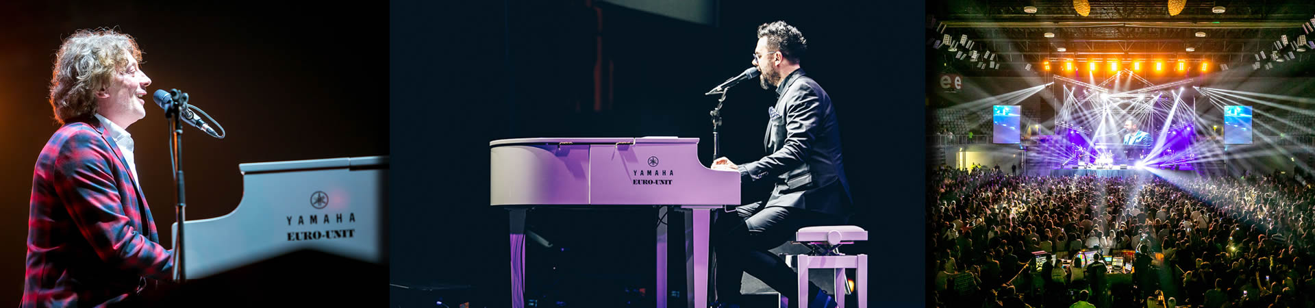 Petar Grašo and white piano is a win combination