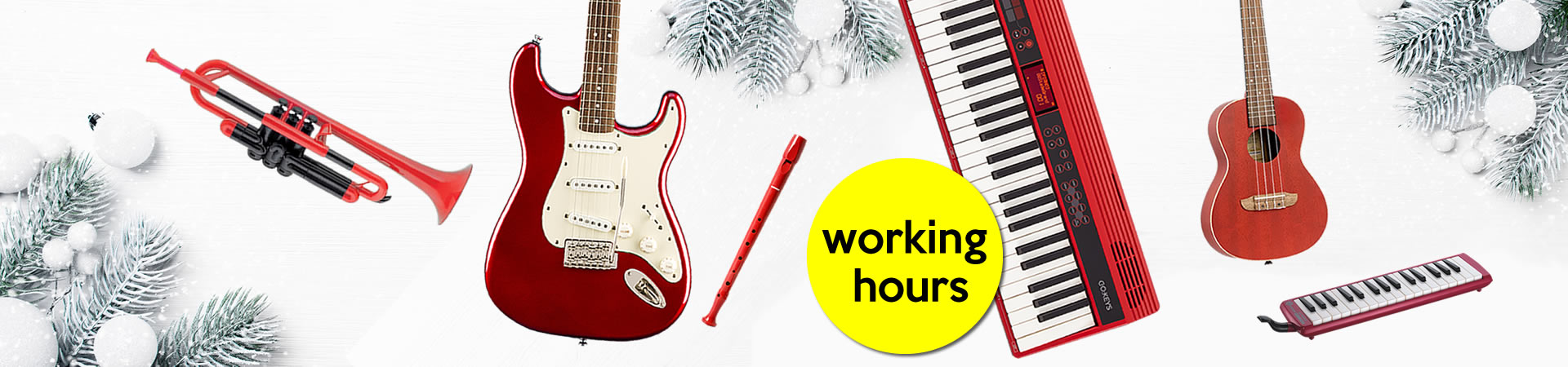 Working hours during the holidays