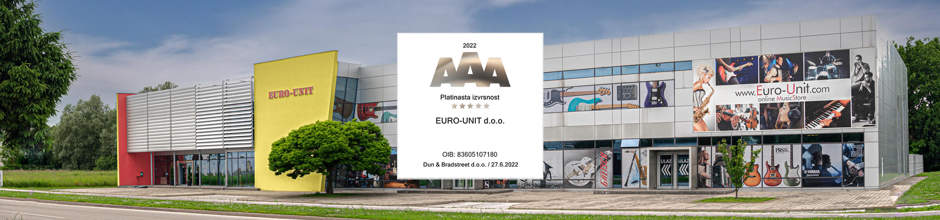 AAA Certifikat platinaste bonitetne izvrsnosti za uspješno poslovanje tvrtke EURO-UNIT