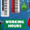 WORKING HOURS DURING THE HOLIDAYS