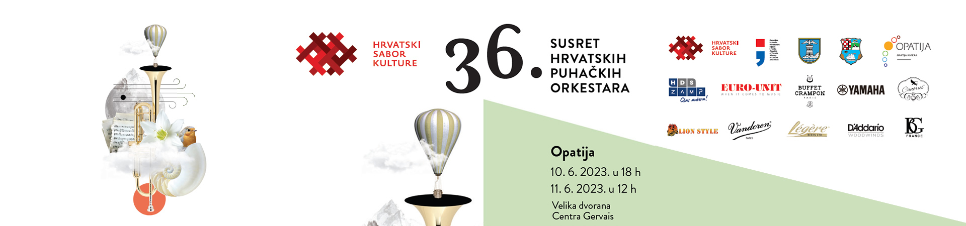 36th Meeting of Croatian Brass Bands – Opatija 2023.